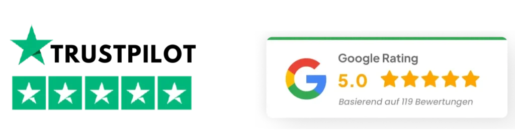 Google & Trust Pilot Siegel